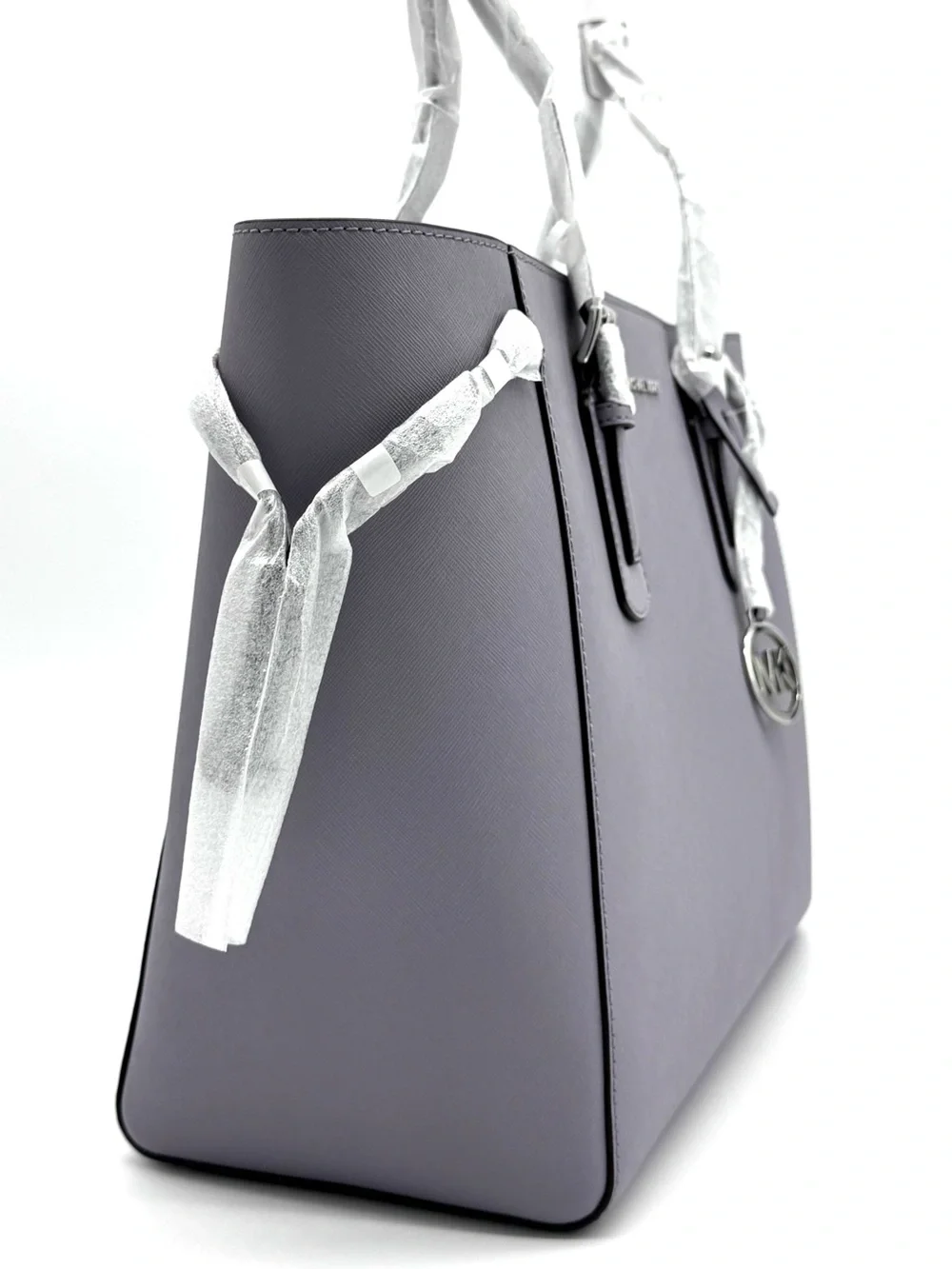 Michael Kors Voyager Large Leather Tote Bag - Lilac